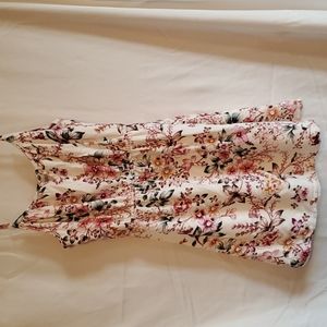 Pink Rose Floral Dress